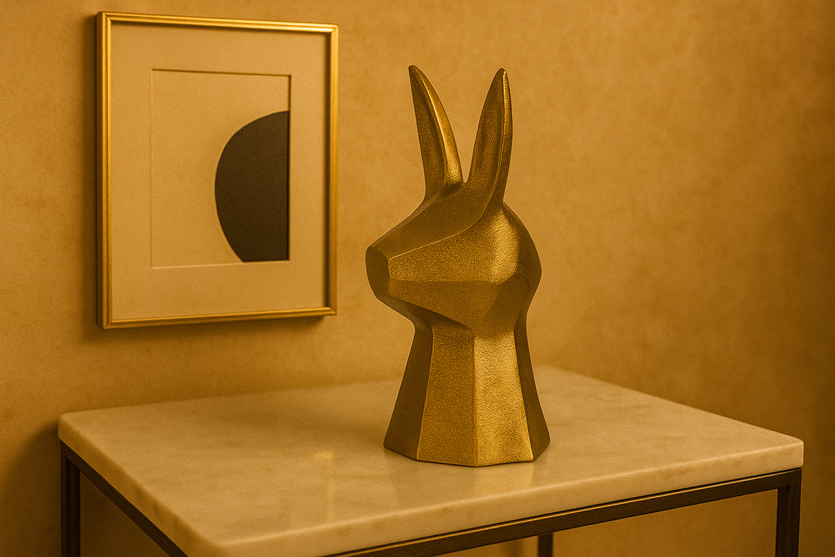 Golden Hare Head - Image 3
