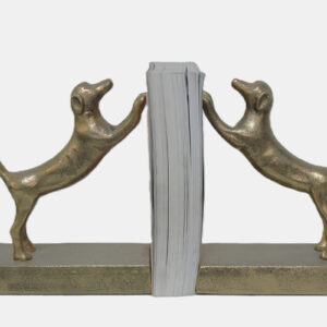 Regal Pup - Brass Bookends