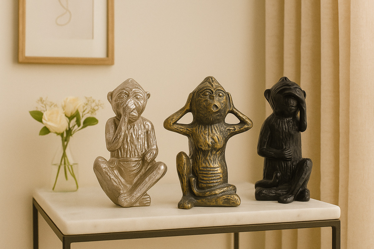 Trinity of Wisdom – Hear No Evil, Speak No Evil, See No Evil - Image 4