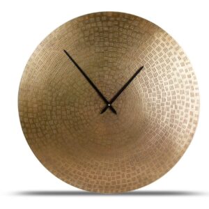 Dotted Brass Antique Wall Clock